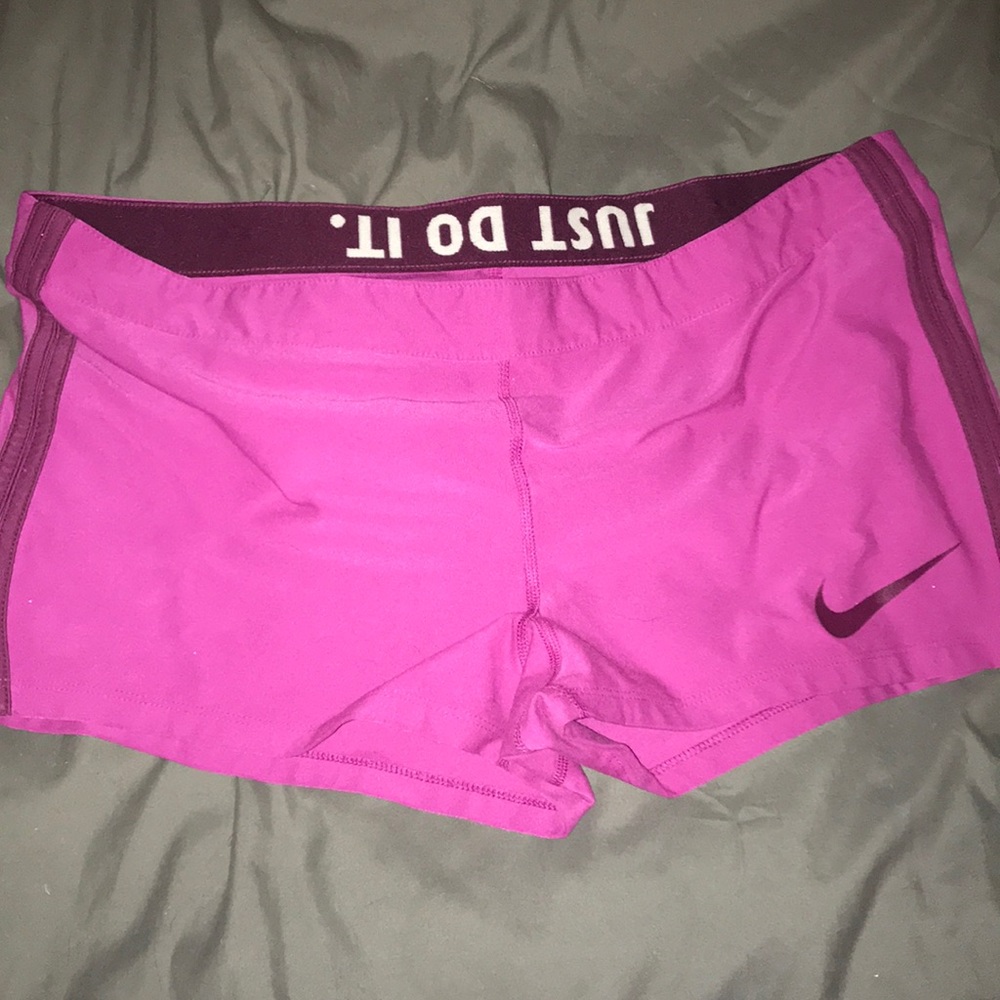 Nike dry fit spandex shorts
